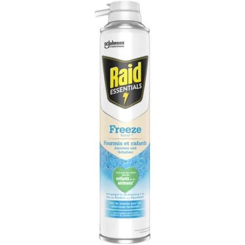 Essentials Freeze Spray - Spray Froid Pour Geler et Immobiliser Fourmis et Cafards - Sans Insecticide - Contient Aucun Ingr¿¿dient Actif