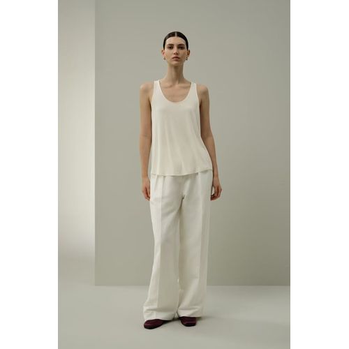Lilysilk Débardeur Jersey Silk Breeze Blanc S - Léger, Respirant Et Élégant