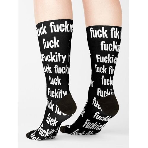 Chaussettes Taille Unique Baise Baise Baise Nouveauté Fantaisie Motif Fou Équipage Décontracté Pour Hommes Femmes