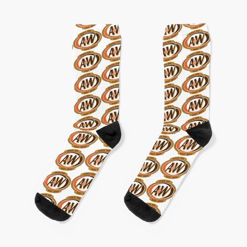Chaussettes Taille Unique Logo De La Bière Root A&w Depuis 1919 Nouveauté Fantaisie Motif Fou Équipage Décontracté Pour Hommes Femmes
