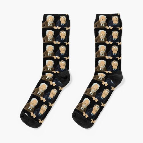 Chaussettes Taille Unique Statler Et Waldorf Nouveauté Fantaisie Motif Fou Équipage Décontracté Pour Hommes Femmes