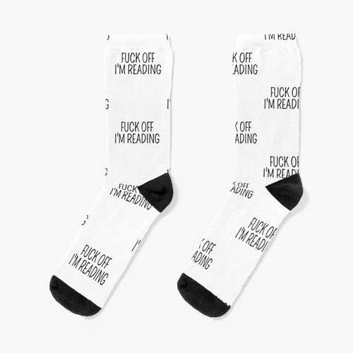 Chaussettes Taille Unique Baise Je Lis Nouveauté Fantaisie Motif Fou Équipage Décontracté Pour Hommes Femmes