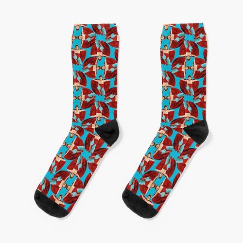 Chaussettes Taille Unique Nacho Libre Jack Black Eagle Powers Nouveauté Fantaisie Motif Fou Équipage Décontracté Pour Hommes Femmes