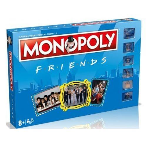 Jeu Societe Monopoly Friends 2-6 Joueurs - Plateau Classique Version Française - Set Collector Avec 1 Carte Tigre - Famille, Enfant - Nouveaute
