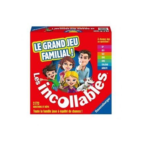 Les Incollables, Grand Jeu Societe Familial 7 Niveaux (Cp A Adulte) - Questions Et Defis - Quiz Famille Parents / Enfants - Carte En Cadeau