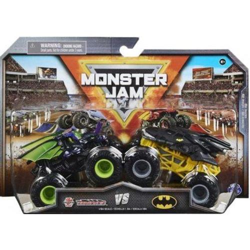 Coffret Monster Bakugan Dragonoid Et Batman - Voiture Noir - Set 2 Véhicules Miniatures Métal + 1 Carte Offerte - Collector