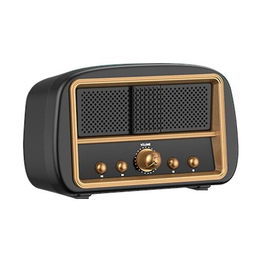 2025 - Enceinte Bluetooth rétro, enceinte vintage sans fil, enceint...
