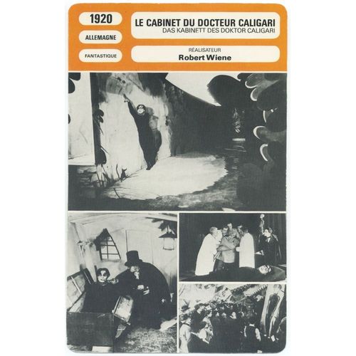 Fiches Monsieur Cinéma : Le Cabinet Du Docteur Caligari ( 1920 )