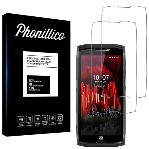 Verre Trempé Pour Crosscall Core X4 / Core X5 [Pack 2] Film Vitre Protection Ecran Phonillico®