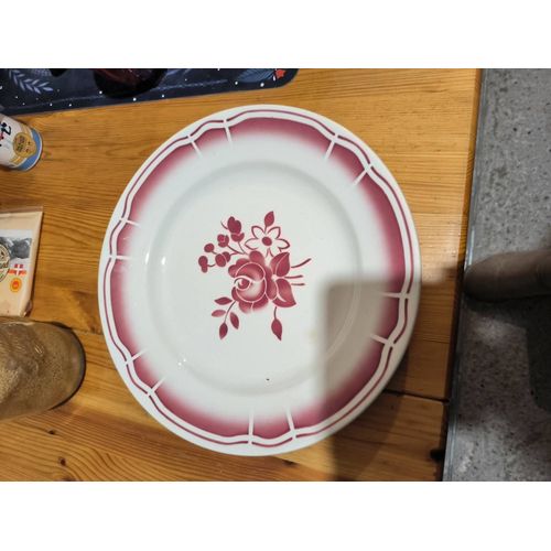 Plat Porcelaine Vintage Bondiviller
