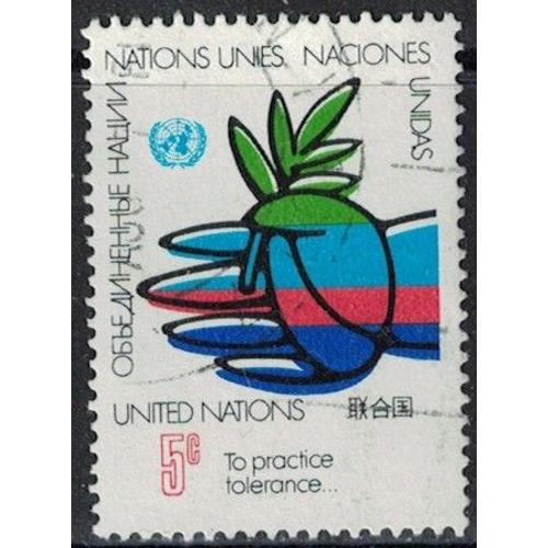 Nations Unies 1979 Oblitéré Used To Practice Tolerance Pratiquer La Tolérance