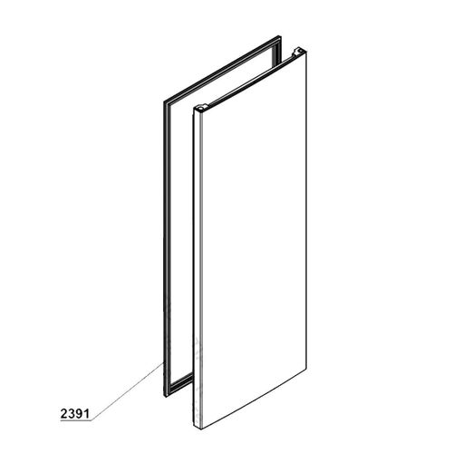 Joint de porte (partie réfrigérateur) (repère 2391) Réfrigérateur congélateur (4633084800 BEKO)