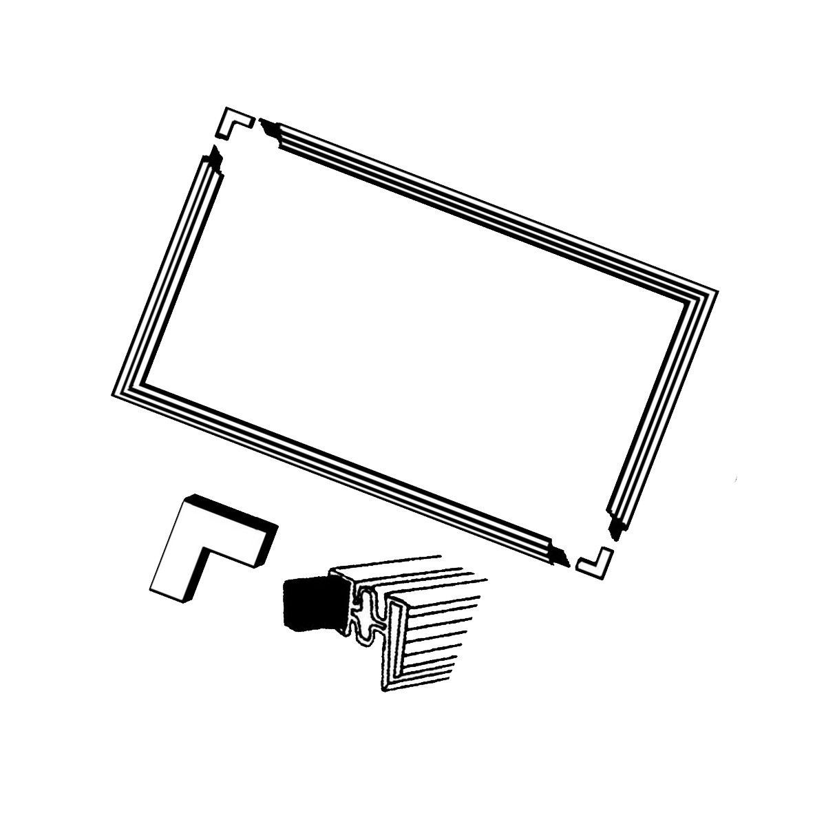 Joint de porte universel 2000 x1000mm Réfrigérateur congélateur (1000025441-000 )