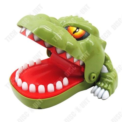 Td® Jouet Enfants Mordre Un Doigt Grand Requin Avec De La Musique Mordre Les Gens Prudent Pirate Appuyer Entier Personne Couleur Ble