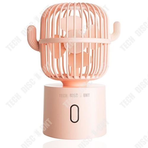 TD® Cactus secouant la tête petit ventilateur charge usb ordinateur de poche mini bureau portable secouant la tête petit ventilateur