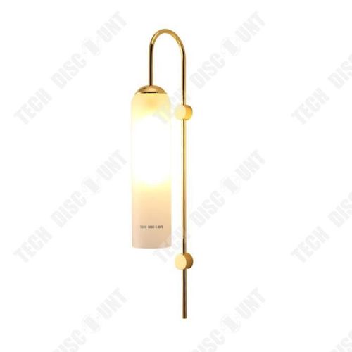 Td® Lampe Murale En Verre Lumière Chaude 8w Lumière Douce Pour Les Yeux Abat-Jour En Verre Dépoli Résistant À La Rouille