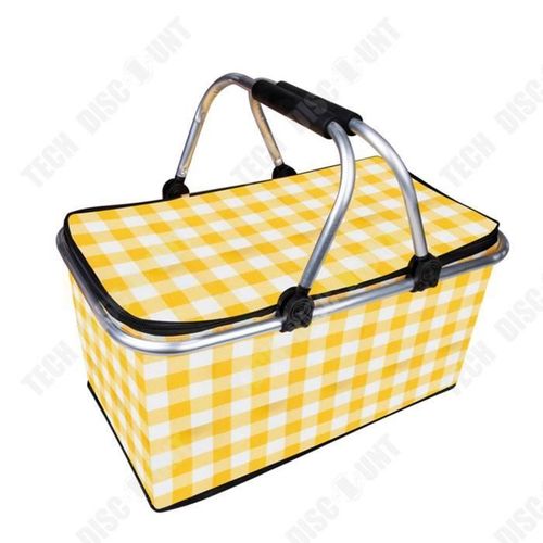 TD® Isolation pique-nique panier boîte à lunch sac extérieur portable légumes panier pliable isolation pique-nique sac
