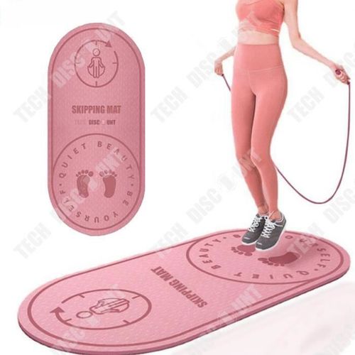 Td® Tapis De Saut À La Corde Isolation Phonique Tapis Absorbant Les Chocs Maison Fitness Intérieur Danse Sports Tapis De Corde À Sau