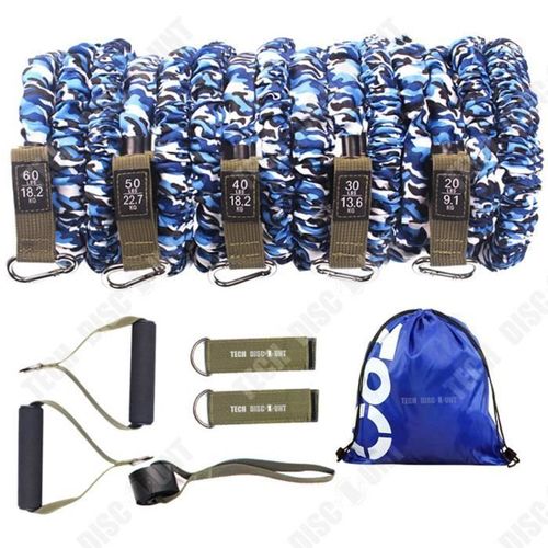 Td® Extracteur De Yoga Multifonctionnel Anti-Casse En Latex Manchon En Latex Corde De Traction Corde Élastique Entraînement En Force