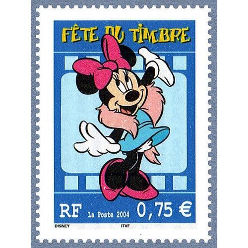 France 2004, Très Beau Timbre Neuf** Luxe Yvert 3643, Fête Du Timbre, Minnie Par Walt Disney.