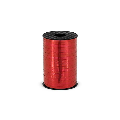 BOLDUC RUBAN CADEAU BRILLANT 5MMX225M ROUGE