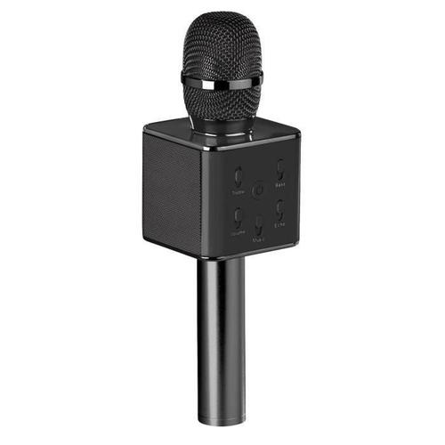 Microphone karaoké avec fonctions lecteur MP3 - haut-parleur - bluetooth