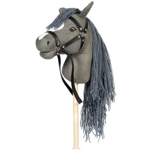 Tête De Cheval À Chevaucher Gris
