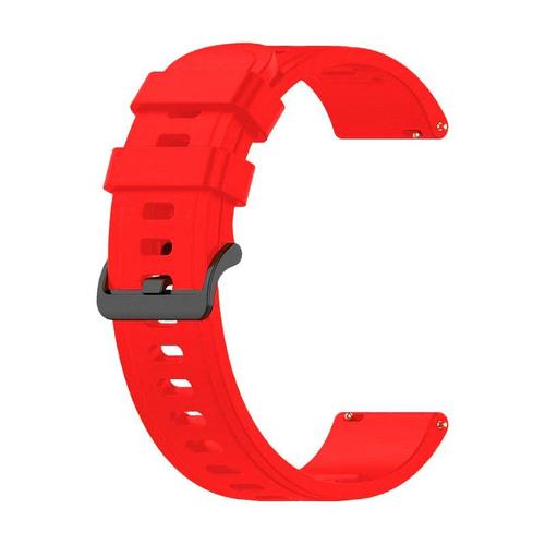 Bracelet Smoothsilicone Avec Boucle Pour Oneplus Nord Watch - Rouge