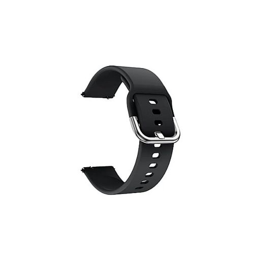 Bracelet Smoothsilicone Avec Boucle Pour Oneplus Nord Watch - Noir