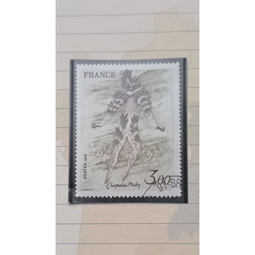 L271 -- Timbre Oblitéré France N ° 2068 -- Année 1979 -- " Série Creation Philatelique : Danseur De Feu, La Flute Enchantée, De Chapelain- Midy ".