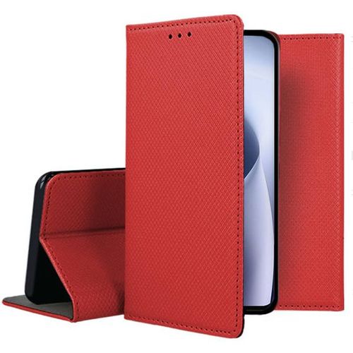 Housse Pour Oneplus Nord 2t 5g - Etui Coque Pochette Portefeuille + Verre Trempe - Rouge Magnet