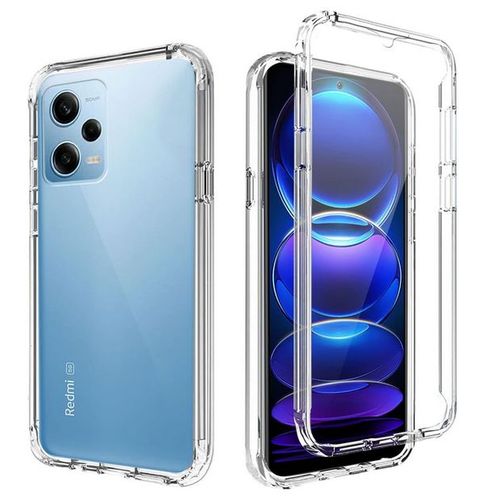 Coque Pour Xiaomi Poco X5 Pro 5g / Redmi Note 12 Pro 5g - Housse Etui Silicone Gel 360 Integrale + Verre Trempe - Transparent