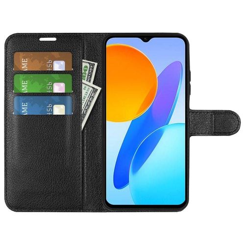 Housse Pour Huawei Honor X8 5g / Honor X6 / Honor 70 Lite - Etui Coque Pochette Portefeuille + Film Ecran - Noir Magnetic