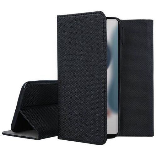 Housse Pour Apple Iphone 15 Plus - Etui Coque Pochette Portefeuille + Verre Trempe - Noir Magnet