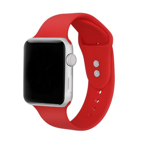 Bracelet Smoothsilicone Pour Apple Watch Edition Series 7 - 45mm - Rouge