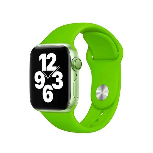 Bracelet Smoothsilicone Pour Apple Watch Edition Series 7 - 45mm - Vert Alface