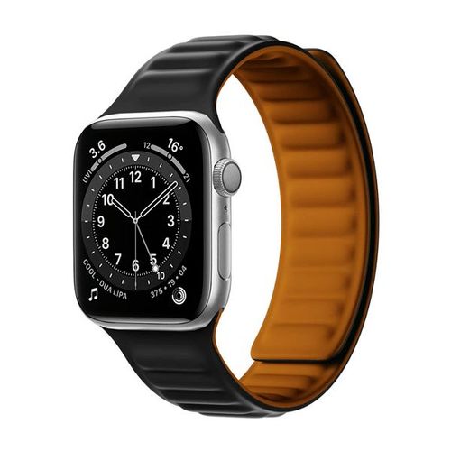 Bracelet Magnetic Smoothsilicone Pour Apple Watch Series 6 - 44mm - Noir