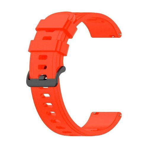 Bracelet Smoothsilicone Avec Boucle Pour Realme Watch S - Orange