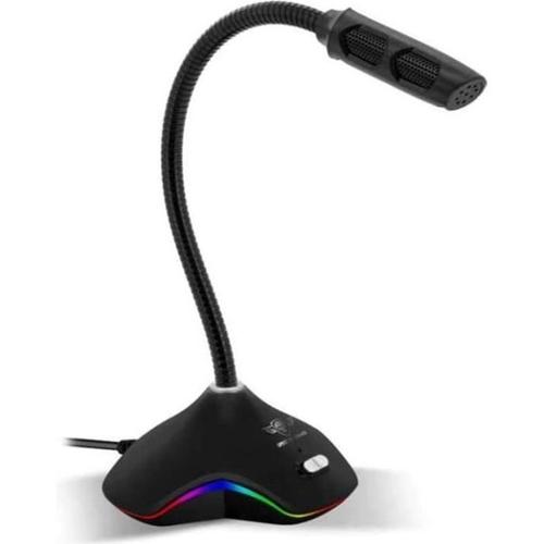 MICRO GAMER ? EKO 300 ? Microphone Gaming - USB - Twitch, Youtube, Discord - Live Streaming ? LED RGB 15 Modes + Flexible