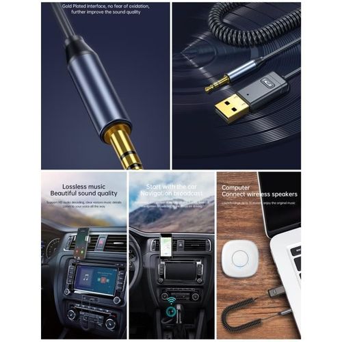Adaptateur USB Bluetooth Récepteur / Emetteur sans fil avec prise Jack 3,5mm Fonction TX DVD