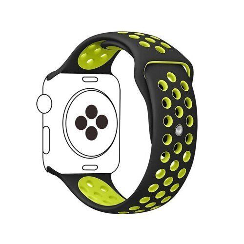Bracelet Sportystyle Pour Apple Watch Series 8 - 45mm - Noir / Vert