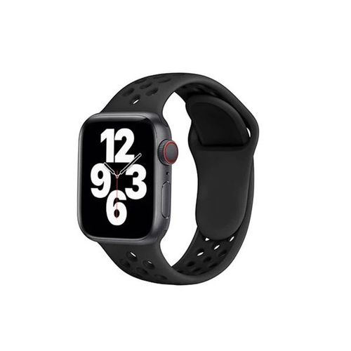 Bracelet Sportystyle Pour Apple Watch Series 8 - 45mm - Noir / Noir