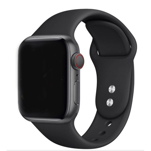 Bracelet Smoothsilicone Pour Apple Watch Series 8 - 41mm - Noir