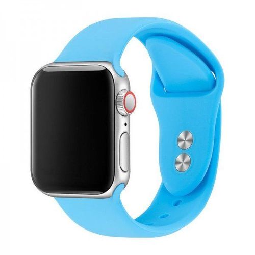 Bracelet Smoothsilicone Pour Apple Watch Series 8 Aluminum - 41mm - Bleu Ciel