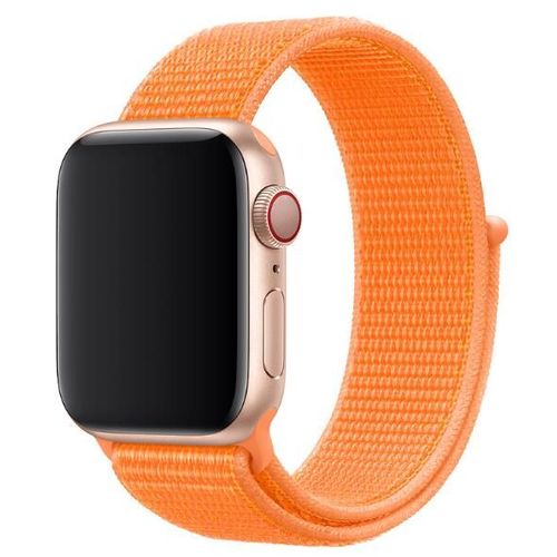 Bracelet Nylonsense Pour Apple Watch Series 8 Aluminum - 45mm - Orange