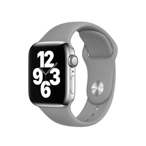 Bracelet Smoothsilicone Pour Apple Watch Series 8 Aluminum - 45mm - Gris