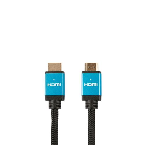 Câble HDMI mâle/mâle 2.1 en nylon tressé - 5m - compatible 8k