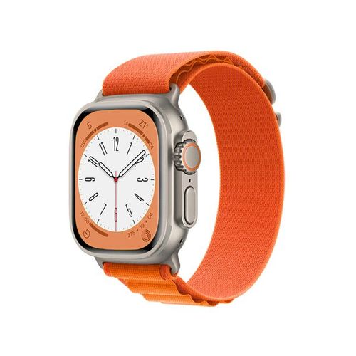 Bracelet Nylonsense Alpine S (Poignet De 130mm A 160mm) Pour Apple Watch Series 4 - 44mm - Orange