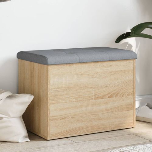 Vidaxl Banc De Rangement Chêne Sonoma 62x42x45 Cm Bois D'ingénierie