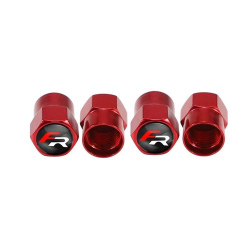B Rouge Pour Fr - Bouchon De Valve De Pneu De Voiture En Alliage D'aluminium, Accessoires Anti-Poussière Pour Fiat 500 Grande Punto 500x Panda Tipo Ducato Egea Stilo Freemont